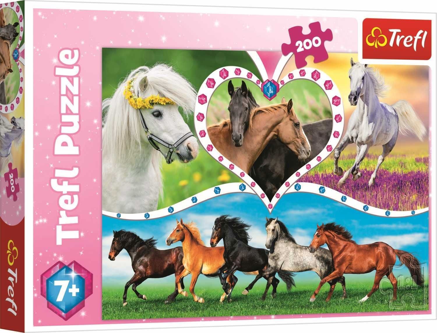 Trefl 13248 Puzzel Mooie paarden - 200 stukjes