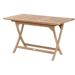 Zebra Poker Tisch 140x95x74cm aus Teakholz