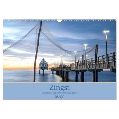 Zingst - die Ostsee von ihrer schönsten Seite (Wandkalender 2027 DIN A3 quer), CALVENDO Monatskalender