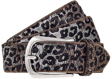 B.BELT Ledergürtel grau   95 95