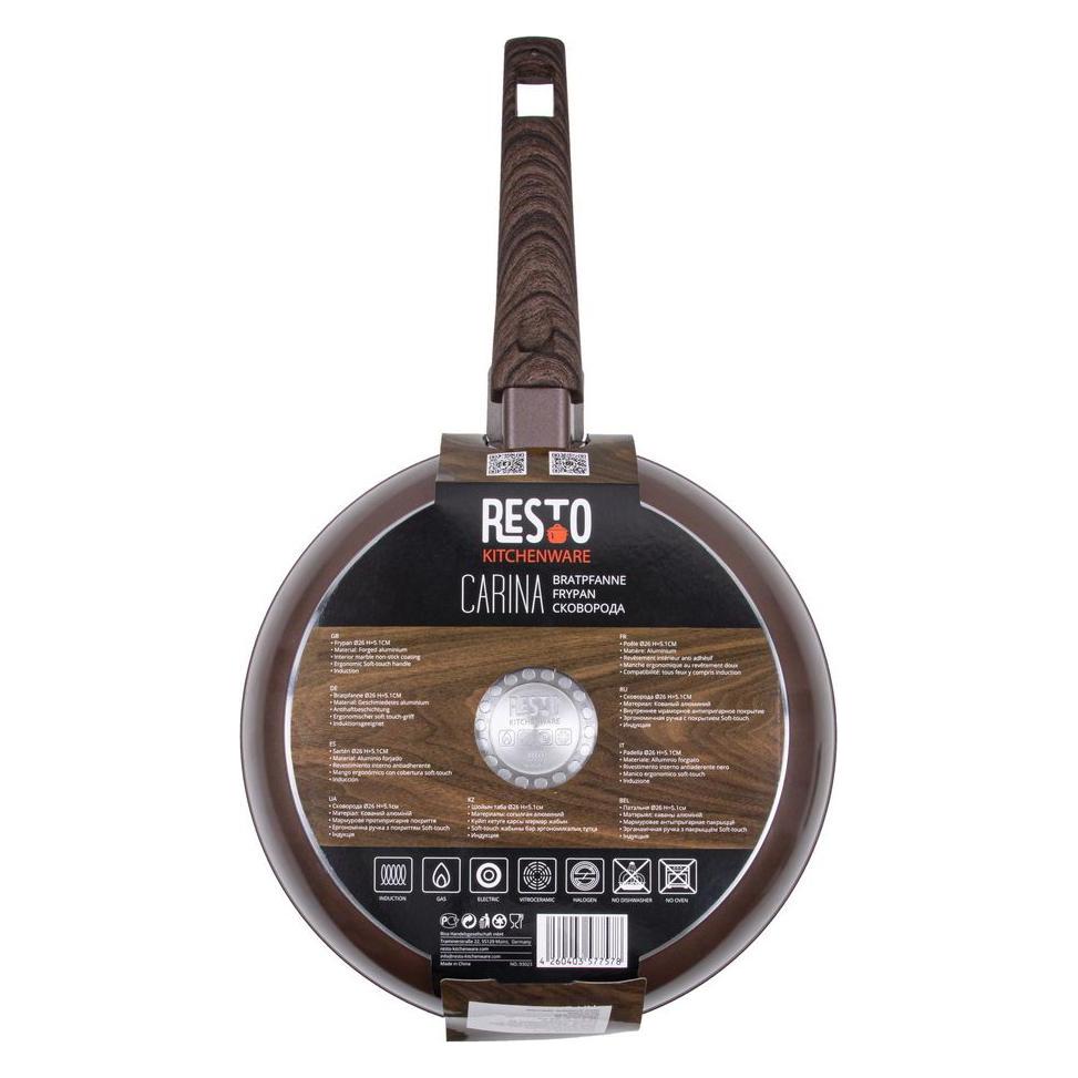 Resto FRYPAN D26 H5.1CM/93023 (Bratpfanne, Aluminium, 26 x 5.30 cm) (93023)