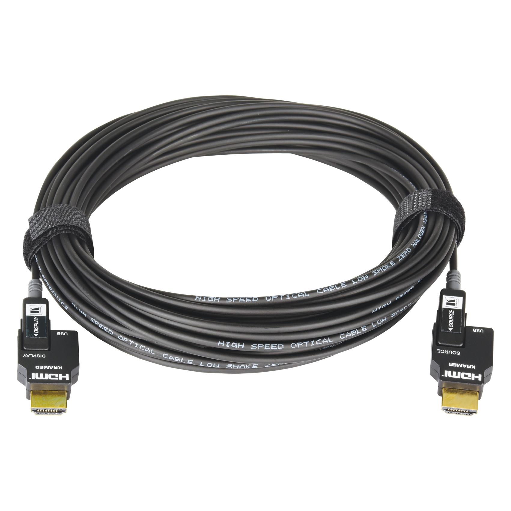Kramer CLS-AOCH/60-98 - HDMI-Kabel - HDMI, Mikro-USB Typ B (nur Strom) (30 m) (CLS-AOCH/60-98)