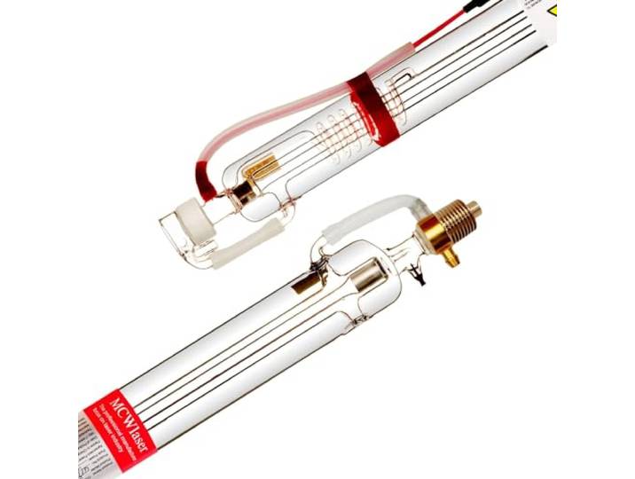MCWlaser CO2 Laserröhre 60W Länge 1000mm, Durchmesser 55mm Laser Tube M60 60W-70W für CO2-Lasergravierer und Schneidemaschine