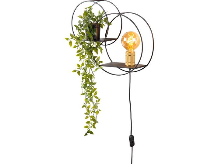 Lucide CIRCLE - Wandlamp - 1xE27 - Zwart