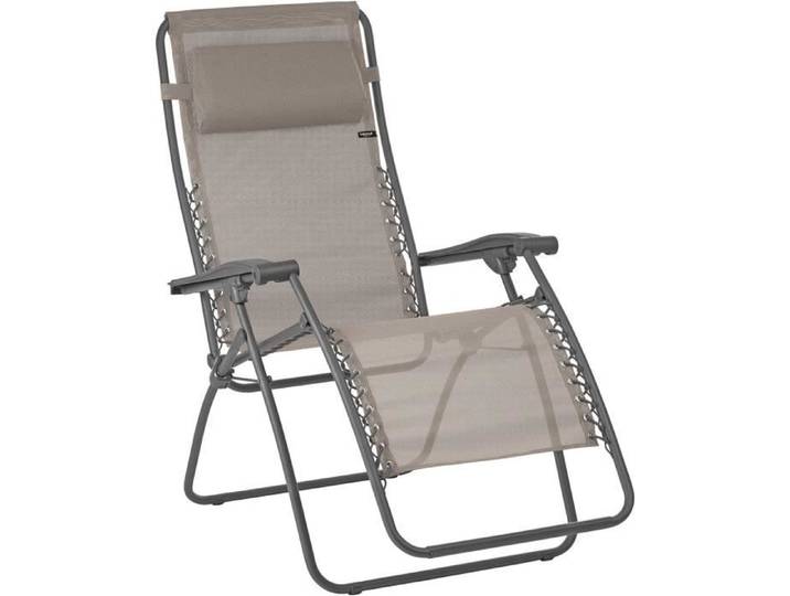 Fauteuil Relax - LAFUMA MOBILIER - RSXA - Toile Texplast - Pliable & réglable - Résiste 140 kg