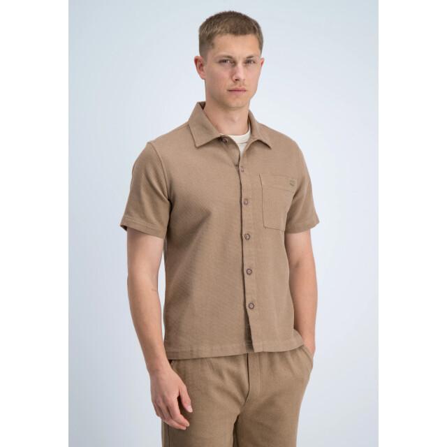 Gabbiano Heren overhemd 3366323 matic 994 almond