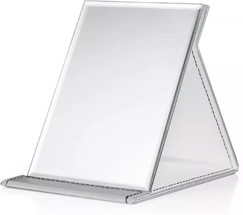 Fusion Finds Portable Folding Vanity Mirror Desktop Makeup Mirror For Travel, Dorm, Office & Home b