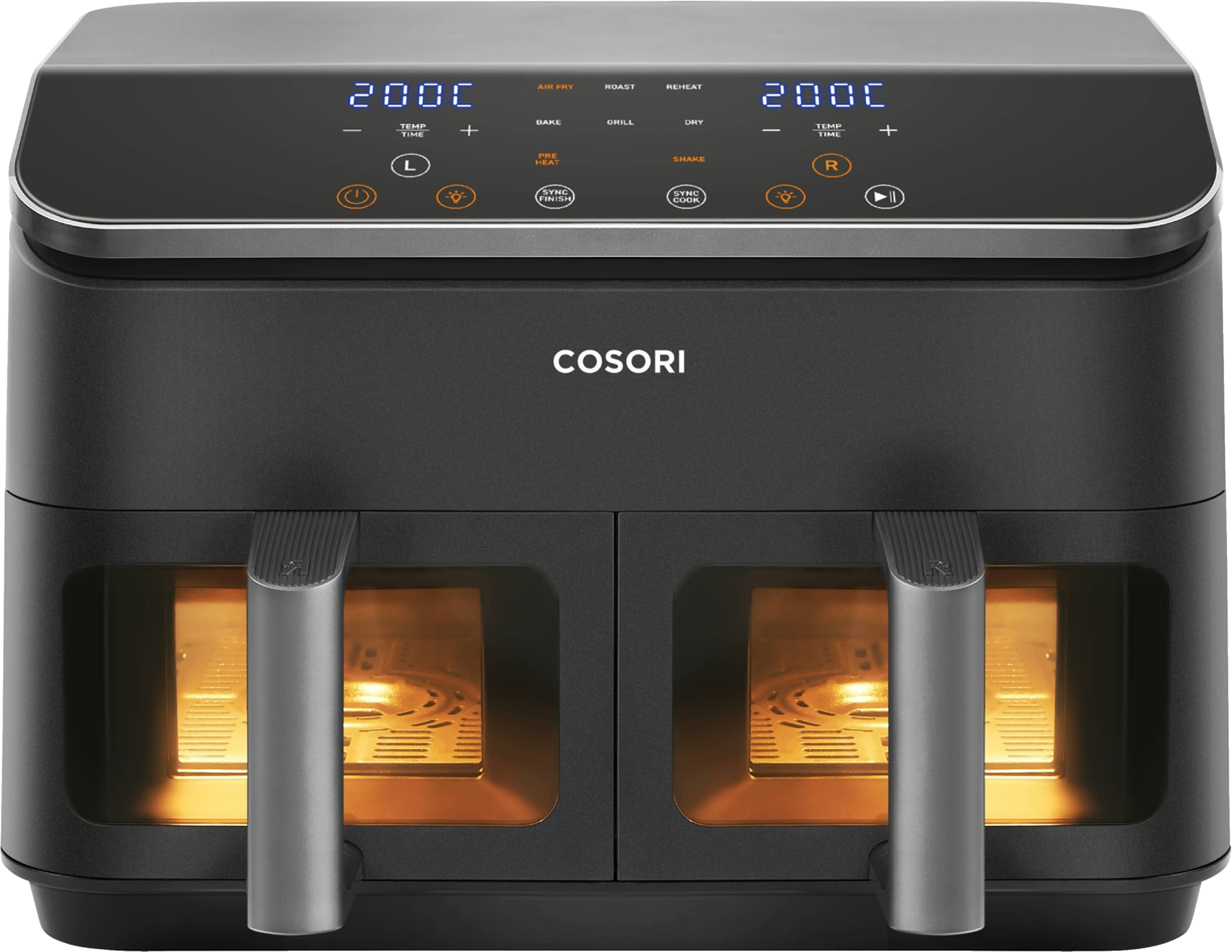 COSORI Heißluftfritteuse »CAF-R901-AEU«, 2x 4,25 l