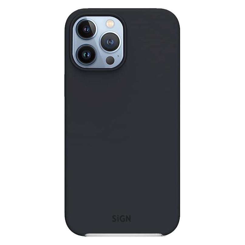SIGN Liquid Silicone Case for iPhone 13 Pro - Black (Apple iPhone 13 Pro) (SN-SIL13PBLK)