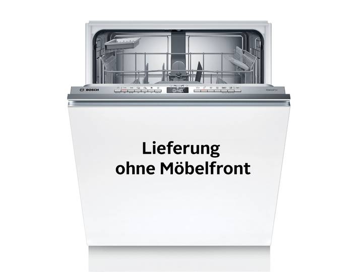BOSCH vollintegrierbarer Geschirrspüler SMV4EAX28E , Energieeffizienz: A (A-G), silber (weiß), B:59,8cm H:81,5cm T:55cm, Geschirrspüler, Automatische Türöffnung für Effizienz, Info Light