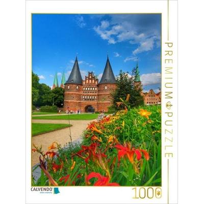 CALVENDO Puzzle Schleswig-Holstein, Hansestadt Lübeck | 1000 Teile Lege-Größe 64x48cm Foto-Puzzle für glückliche Stunden