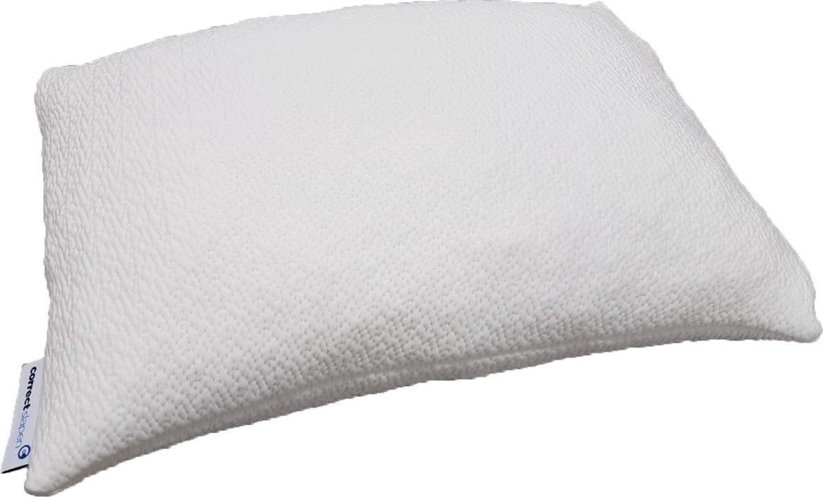 CorrectSlapen Compact hoofdkussen Talalay latex soft, 58 x 45 cm