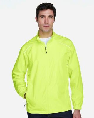 CORE365 88183 Men's Techno Lite Motivate Unlined Lightweight Jacket in Safety Yellow size Small