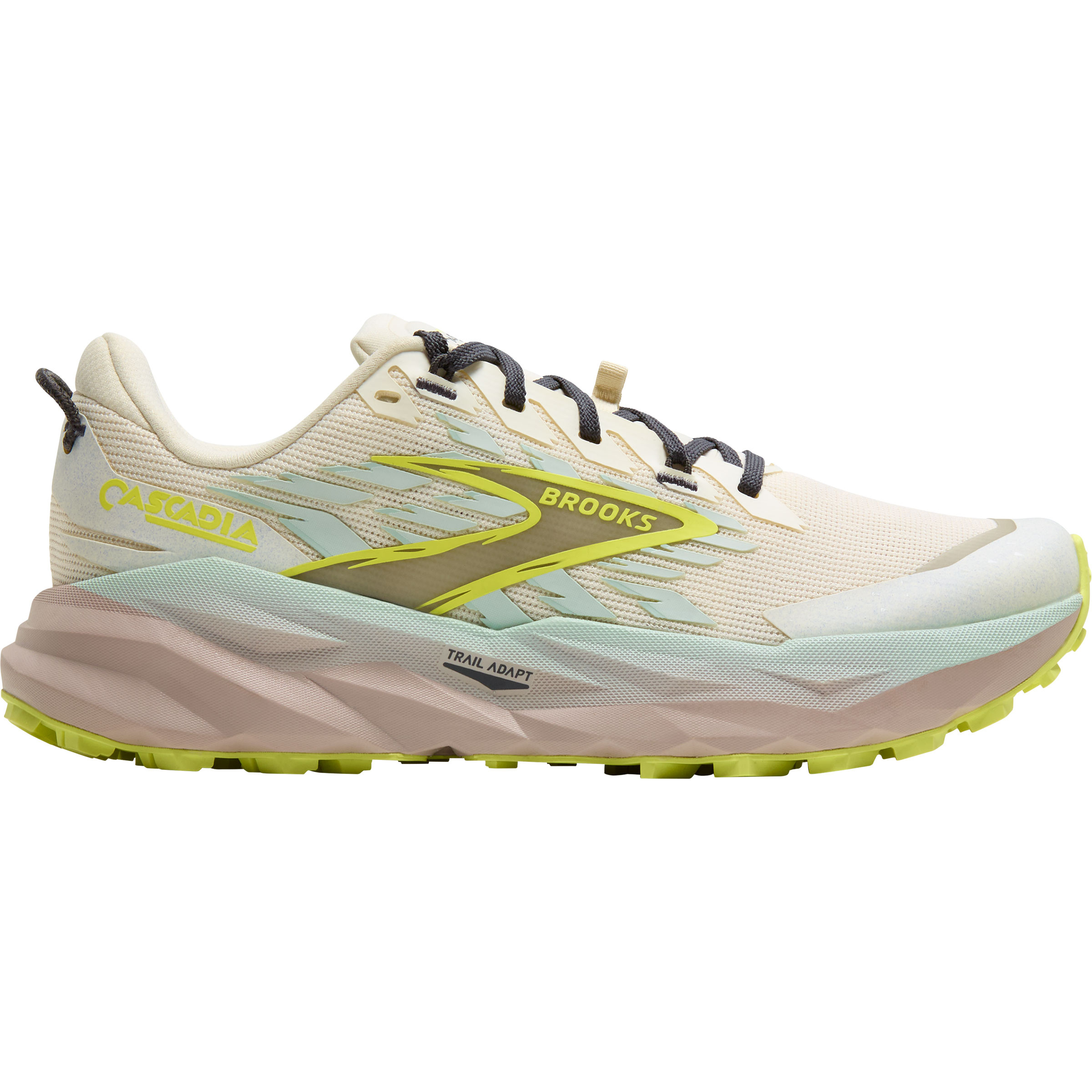 Brooks Cascadia 19 Wide Damen Trailrunningschuhe gelb Größe 42 Trailrunning Atmungsaktiv