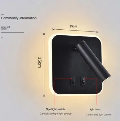 Friendly Fresh Finds Modern USB LED Wall Light Bedside Reading Lamp For Bedroom Decor 03 warm Light
