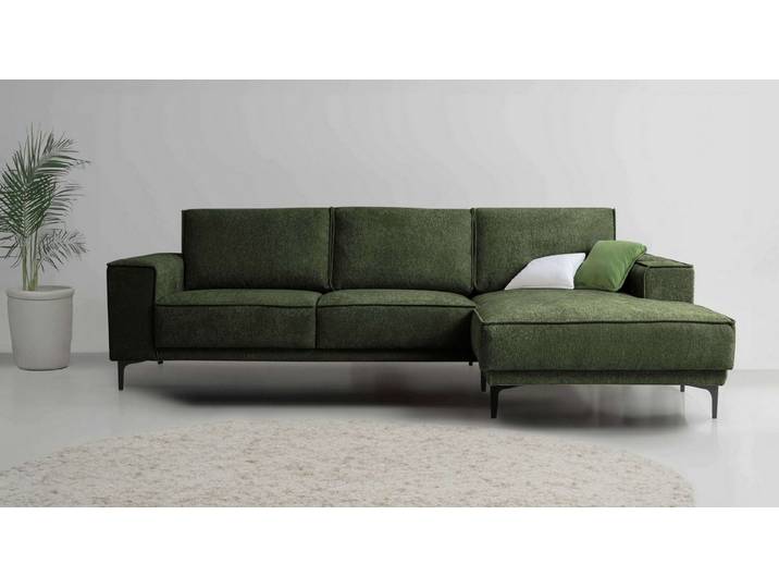 OTTO home Ecksofa OLAND Struktur L-Form, B: 280 cm, Skandi-Design
