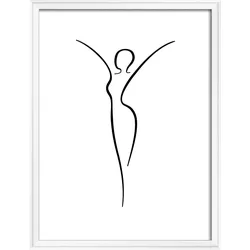 Walther, Bilderrahmen, Silhouette Holzrahmen (31.20 x 41.20 cm)
