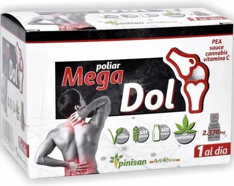 Pinisan Poliar Megadol Sin Gluten Vegan 6 Viales