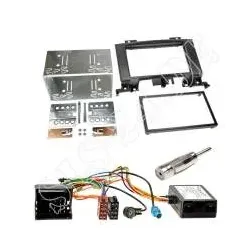 Autoradio 2-DIN Radioblende + CAN-BUS Adapter Einbauset für Volkswagen VW Cra...