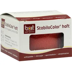 BORT StabiloColor haft Binde 4cm rot 1 St Binden