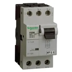 Schneider Electric 21106 Motorschutzschalter P25M, 3P, 2,5A, Schutz f. Wechsel-/Drehstrommotoren