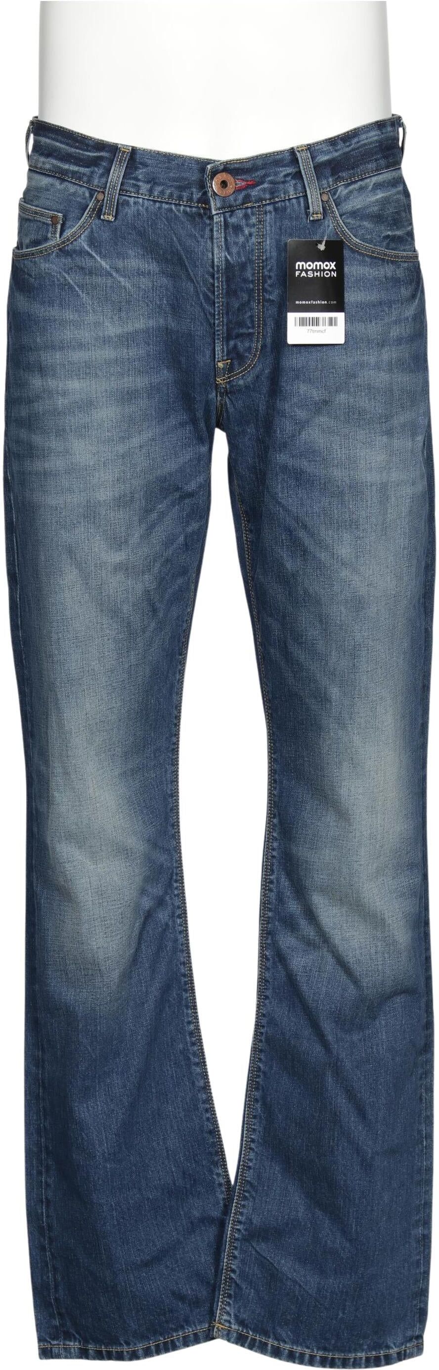 Tommy Hilfiger Herren Jeans, Blau, Gr. W34, Baumwolle - Second Hand
