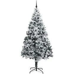 vidaXL, Weihnachtsbaum, Philipp (mit 120 schwarzen Bällen) (240 cm)