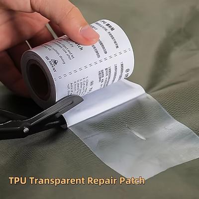 wasserdichtes transparentes TPU-Reparaturband, Abreißstreifen für aufblasbare Produkte, Regenmäntel, Zelte, Schwimmringe, Wartung und Reparatur von Outdoor-Ausrüstung