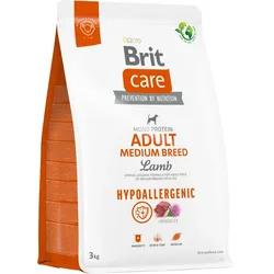 BRIT CARE Dog Hypoallergenic Adult Medium Breed Lamb 2x3kg