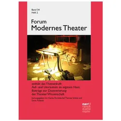 Forum Modernes Theater 34, 2, Fachbücher von Christopher Balme