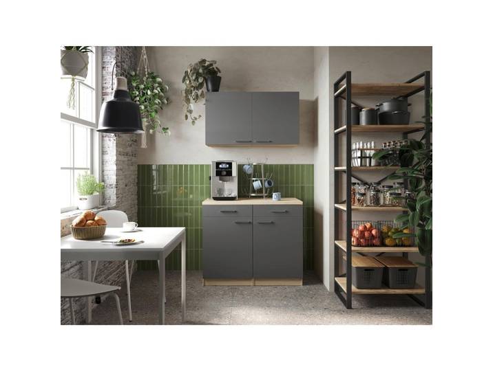BUFFET Merle Grau/Eiche Dekor B:100cm