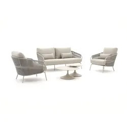 + 10 % Kassenrabatt | SUNS Dolce/Nova Sessel-Sofa Lounge-Set 5-teilig