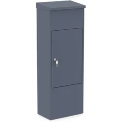 CONDIT Paketbox 3 Anthrazit– Briefkastenbox, XXL-Briefkasten, Parcelbox