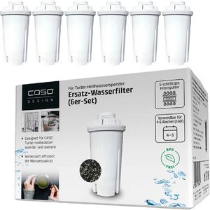 Caso Caso Filterkartusche 1841, für  Heißwasserspender, 6 Stück