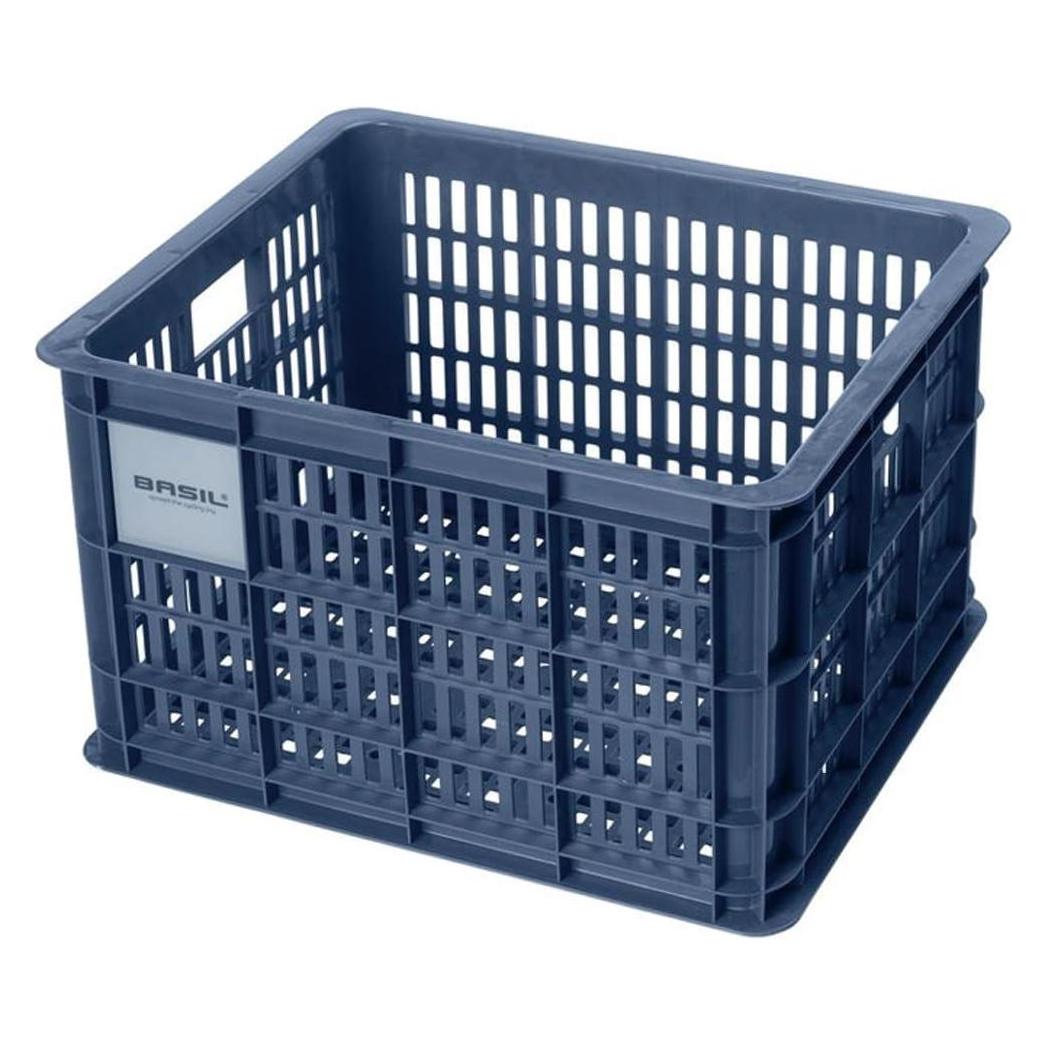 Basil Fahrradkiste M,29.5L, recycelter Kunststoff,moss green (29.50 l) (21136)