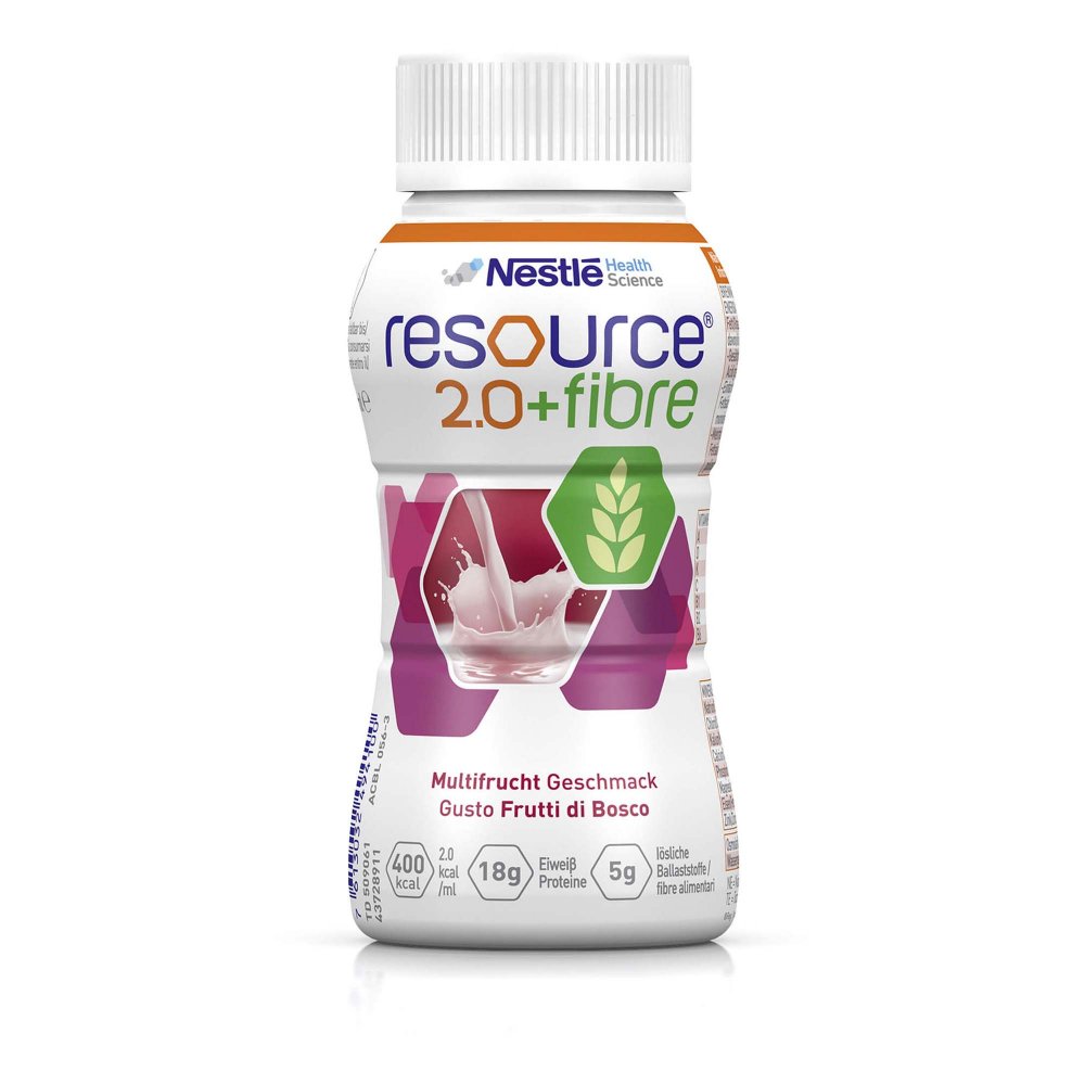 Nestle Health Science (Deutschland) GmbH Resource 2.0+fibre Multifrucht 09882065