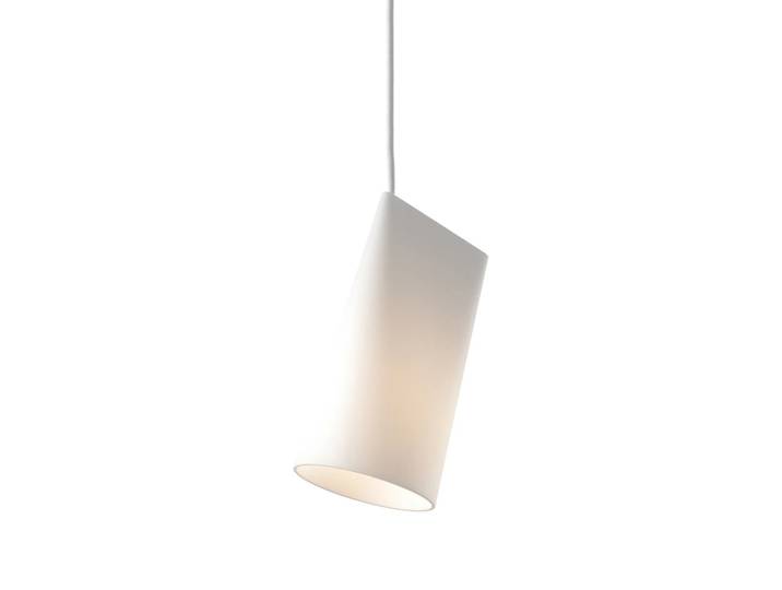 MOEBE Plafonnier en céramique 11,2x22 cm Blanc