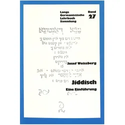 Jiddisch, Sprachbücher von Vera Weissberg