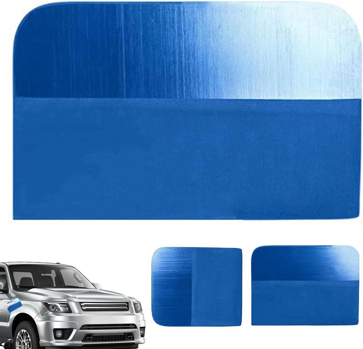 Blauwe Raamfolie Rakel voor het aanbrengen van behang en folie, 15 cm