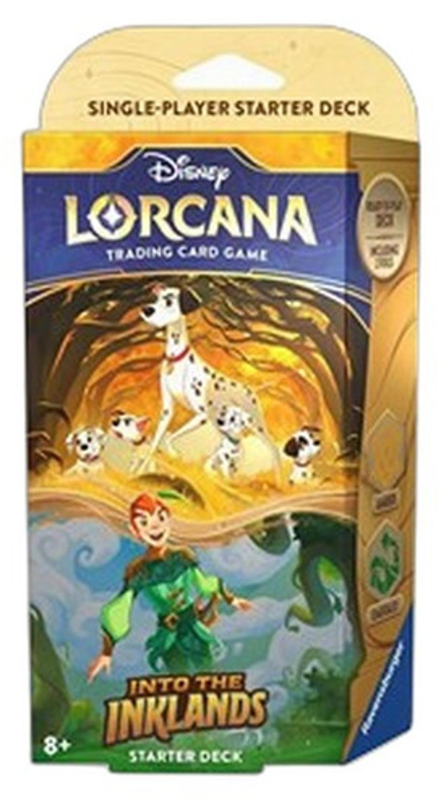 Ravensburger Lorcana Into the Inklands Amber & Emerald Starter Deck