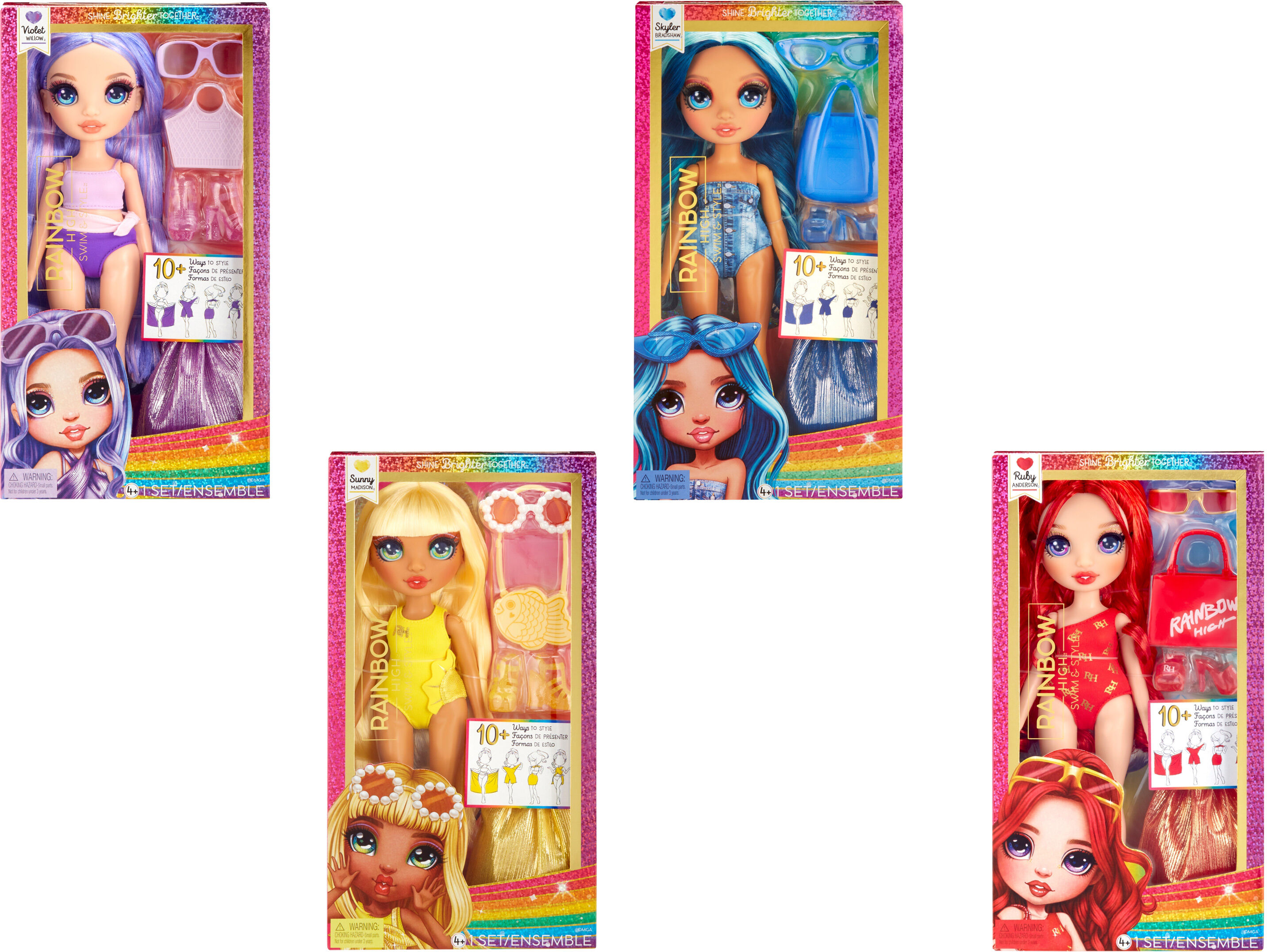 RAINBOW HIGH Bademodepuppen »Swim and Style« mit Accessoires