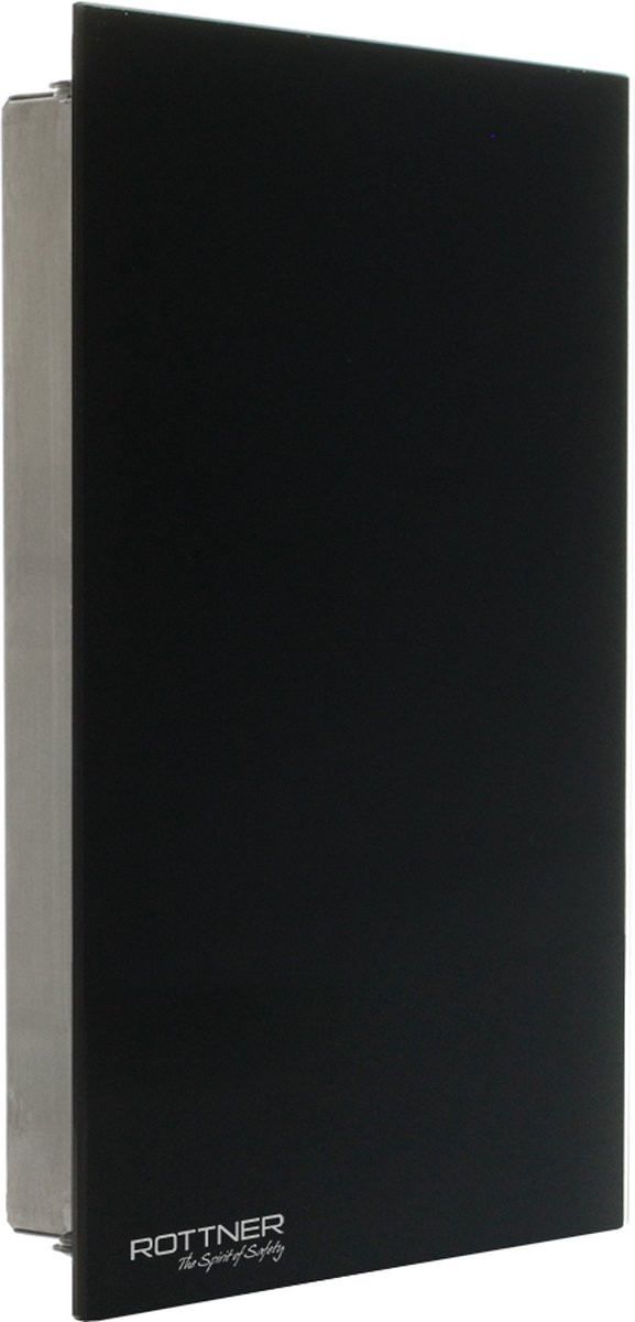 Rottner Tresor Sleutelkast Key Glass Zwart B/D/H: 30 x 20 x 4 cm