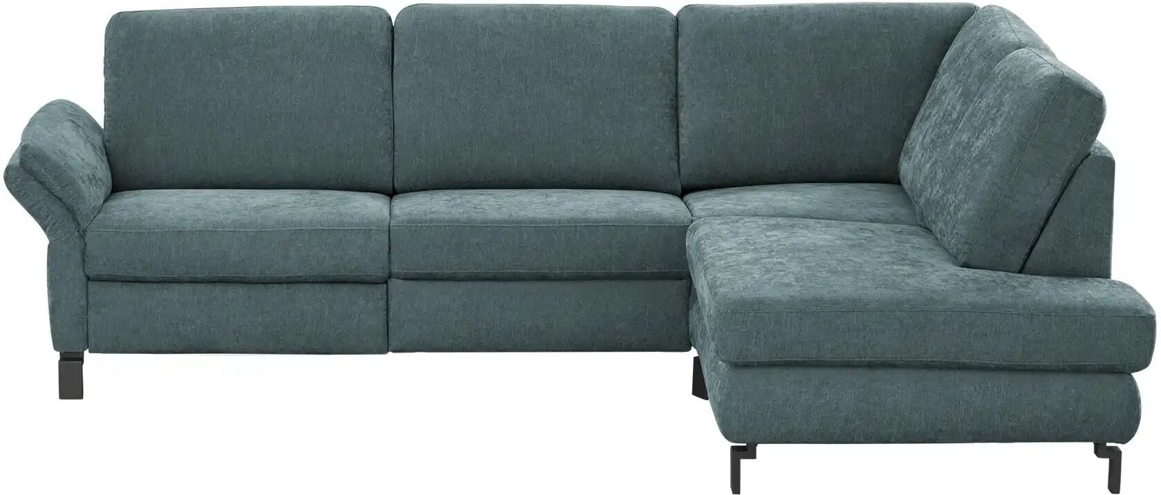 Max Schelling Ecksofa Flachgewebe Maximum Plus ¦ türkis/petrol ¦ Maße (cm): B: