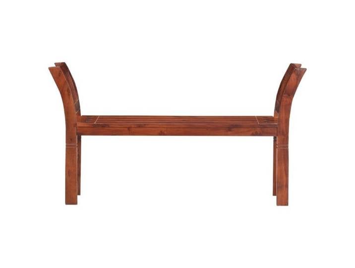 SALE 2026 Siège de cuisine vintage Brun - Banc 111cm Bois d'acacia solide 12.7 Kg 675108