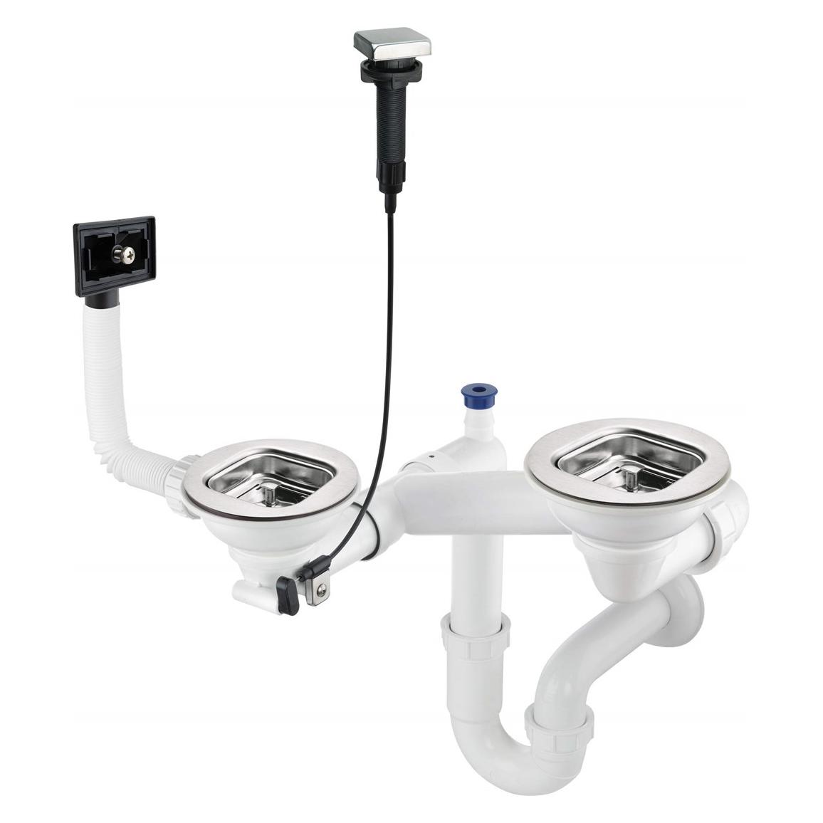 Deante Siphon für 1 5- und 2-Becken-Stahlspüle (ZXY_9920)