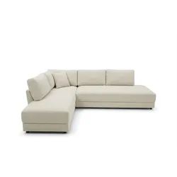 SCHLAFSOFA SADIRA Cremeweiß Flachgewebe