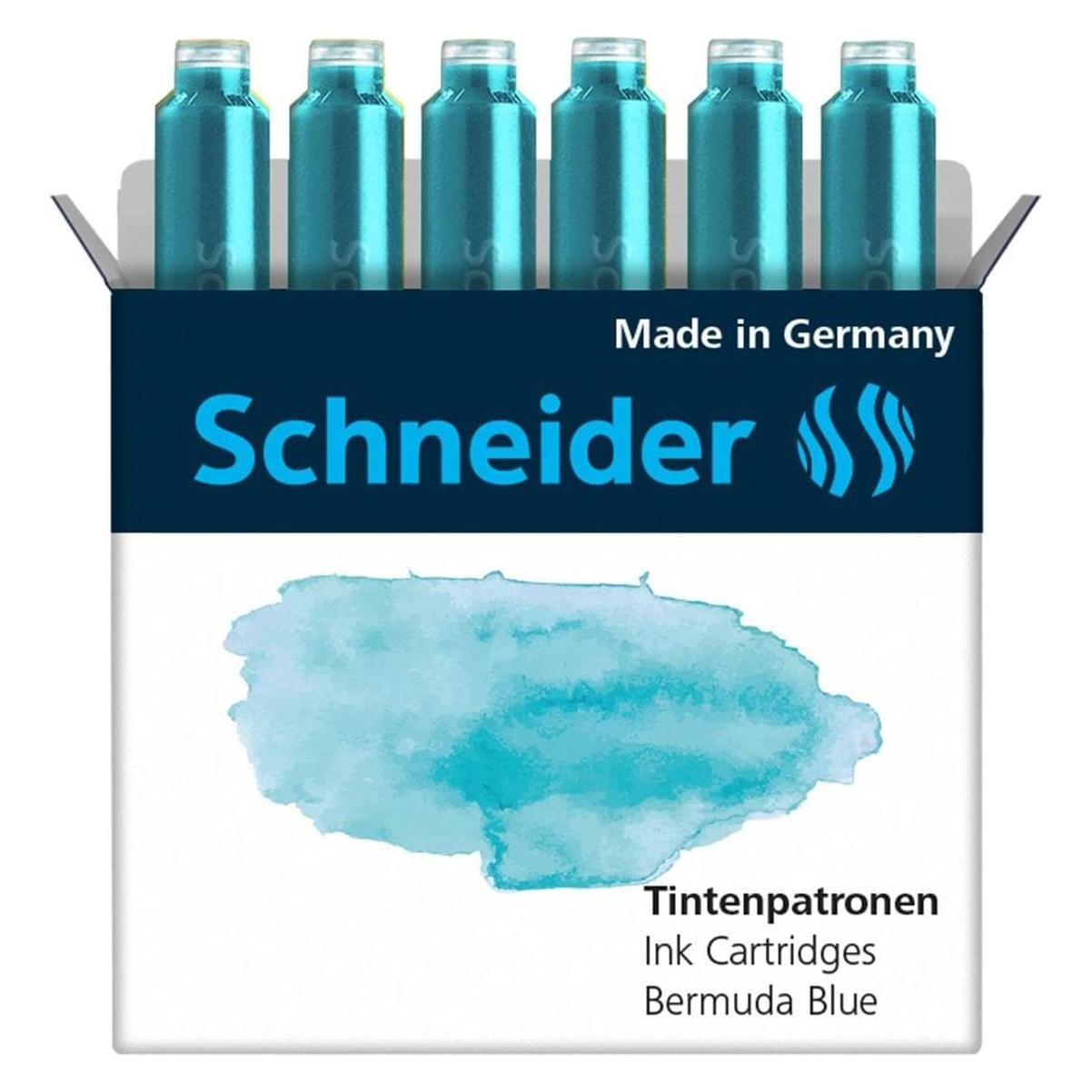 Schneider Tintenpatrone Callissima (Blau, Türkis, 6 Stk.) (004481-134)