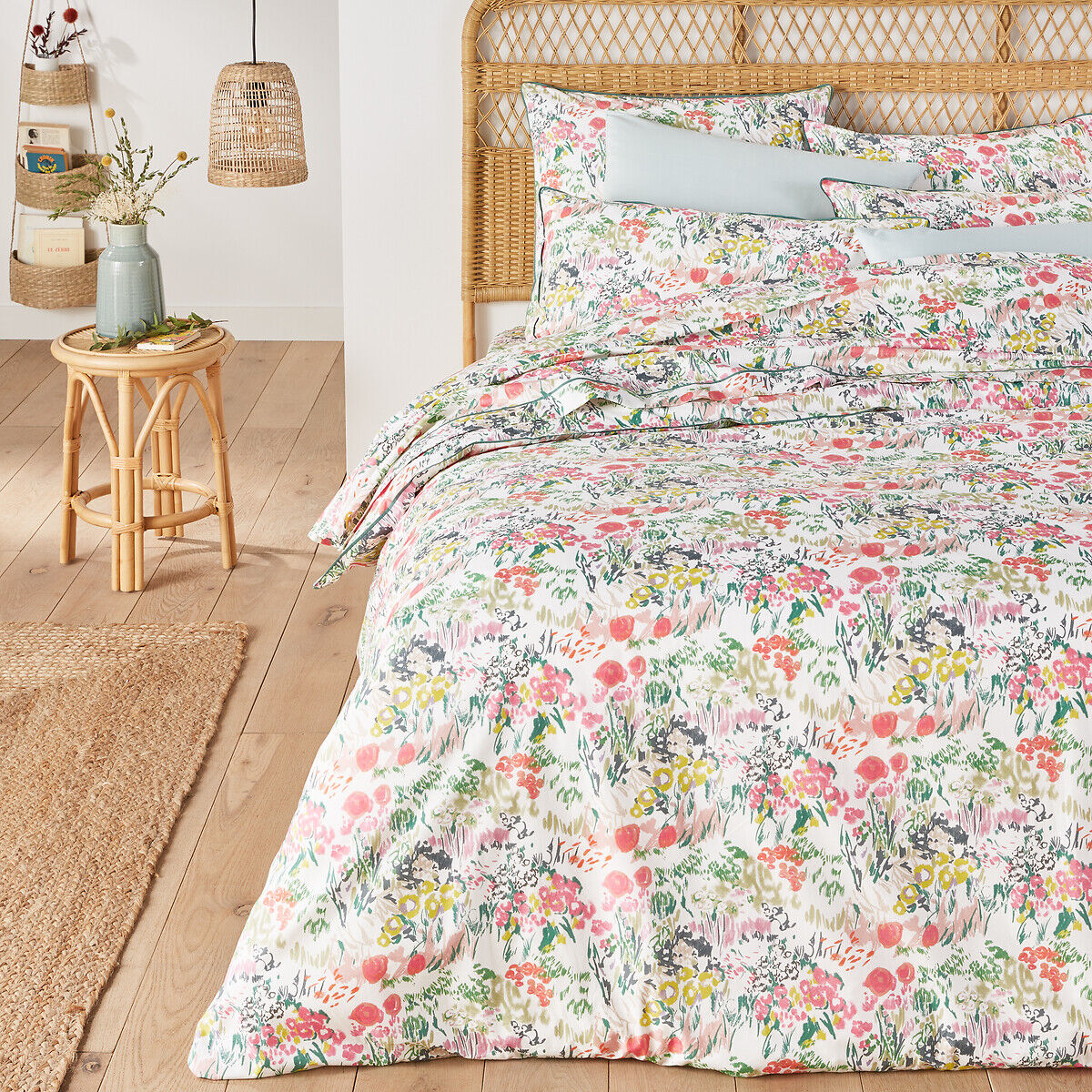LA REDOUTE INTERIEURS Housse de couette percale de coton, Colored Field