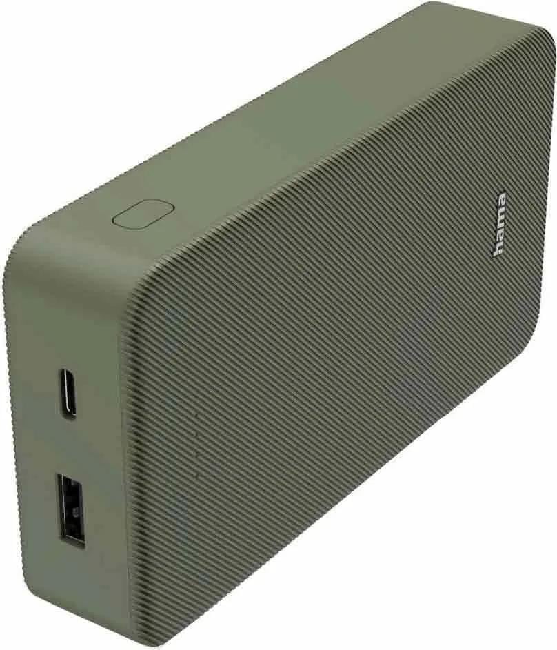 Hama Powerbank 20000 mAh Lithium-polymeer Groen