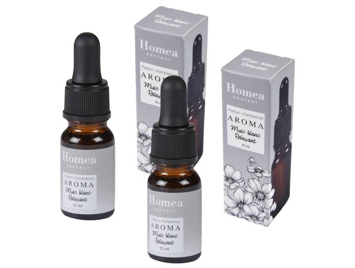2er-Set Duftöl, Weisser Moschus, 10ml